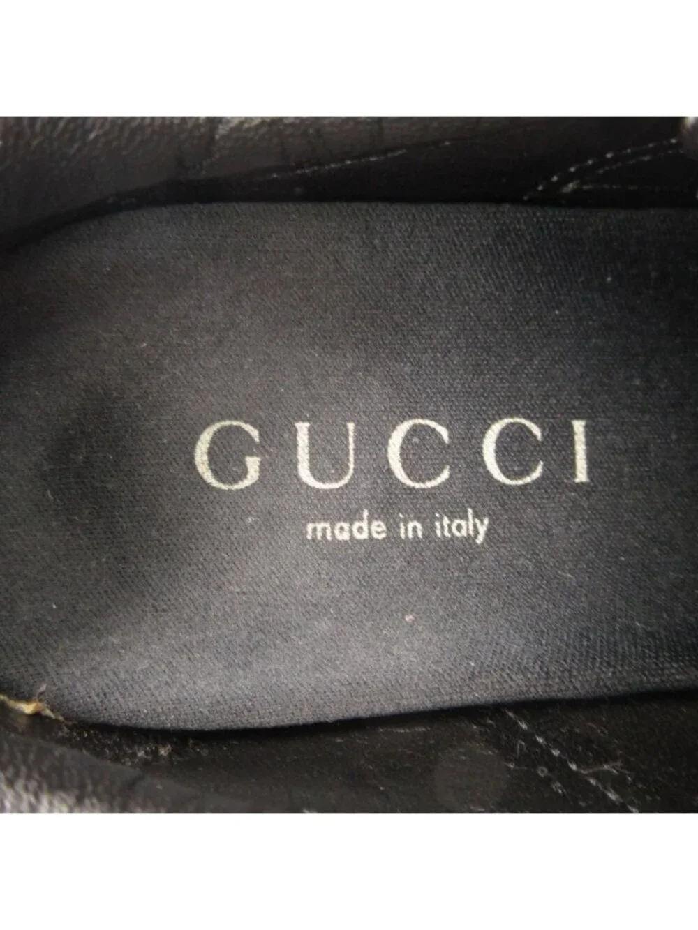 Gucci Tom Ford Era Sneakers Velcro Leather Shu Y2k Low-Cut Black